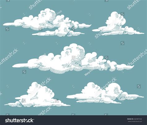 Cloud Rug Cloud Illustration Cloud Vector Acrylic Painting