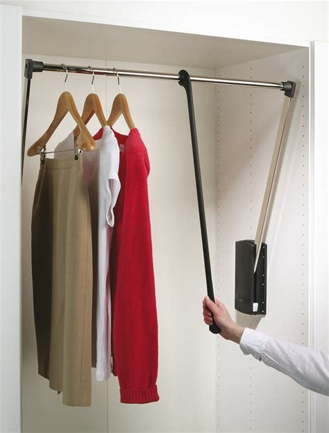 Drop down rails are specifically designed to be used in the bathroom to aid sitting and lifting you or your patient from the toilet. Hafele SERVETTO Pull Out Wardrobe Rail 10kg