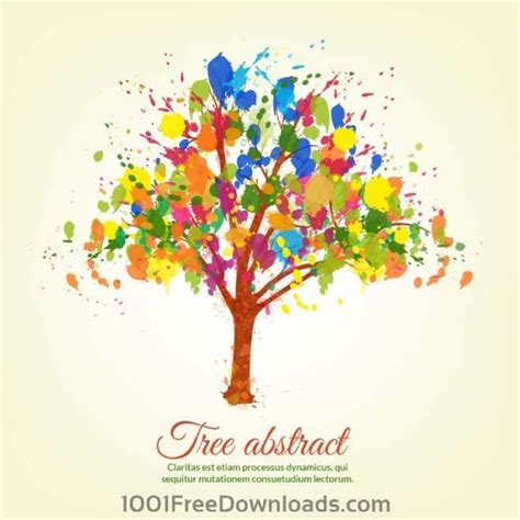 Colorful Tree Royalty Free Stock Svg Vector And Clip Art