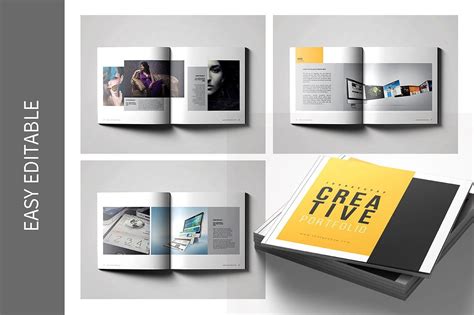Graphic Design Portfolio Book Layout Examples