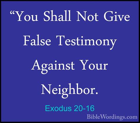 Exodus 20 Holy Bible English