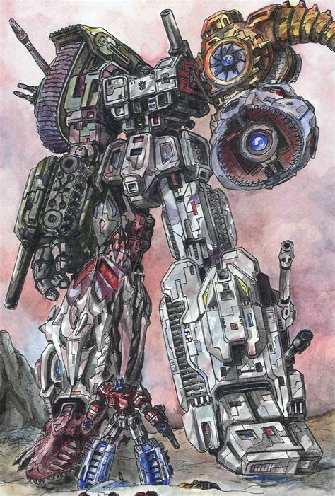 Combiner Megatron Transformers Artwork Transformers Cybertron