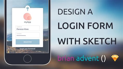 UI Design Tutorial: Create a Login Form with Sketch - Brian Advent