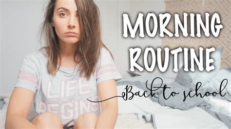 Morning Routine ♡ Back To School Youtube