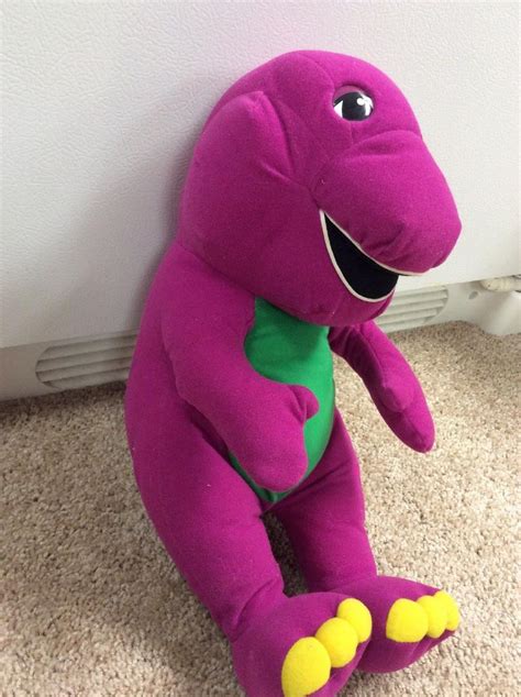 Playskool Hasbro Barney Dinosaur Interactive Talking 17 Plush 71245