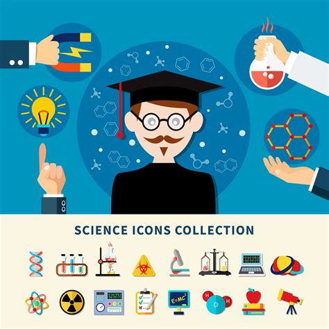 Science Icons Collection 482681 Vector Art At Vecteezy