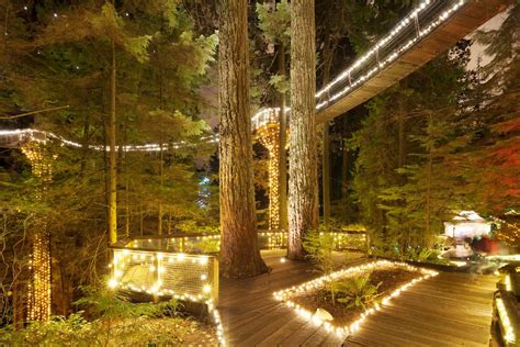 Things To Do In Vancouver Canyon Lights Capilano Suspension Bridge