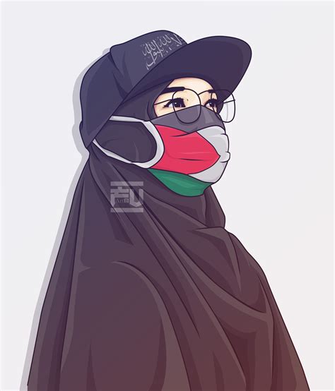 pin on hijab vector