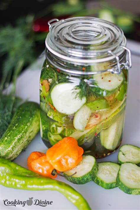 Homemade Spicy Habanero Pickles Recipe Cooking Divine