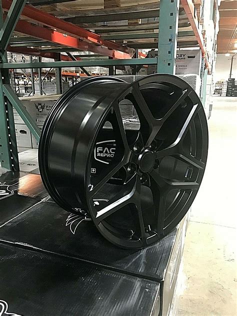 Fits 20 10 11 Z28 Replica Satin Black Wheels Rims For All Camaro 6th