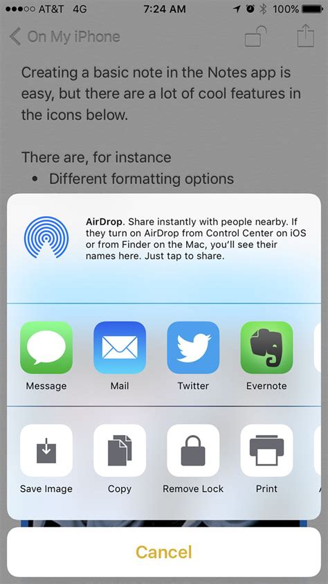 Share extensions have colored icons. iPhone Notes App: Everything You Need to Know