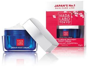 Rediscover the new hada labo hydrating lotion. Hada Labo Tokyo Special Repair Treatment Night Cream