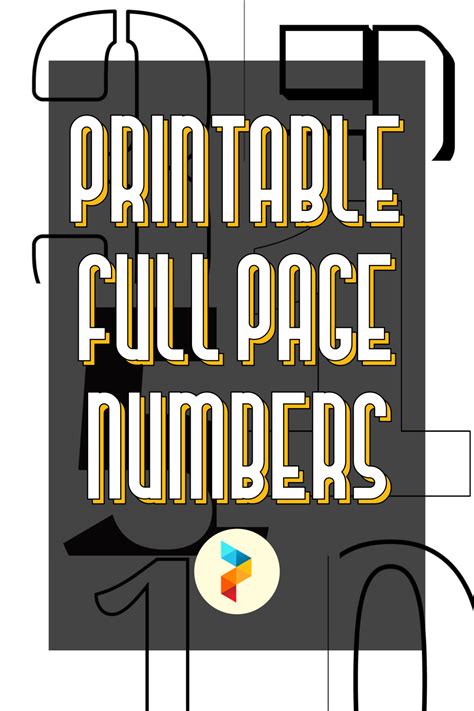 10 Best Printable Full Page Numbers Pdf For Free At Printablee
