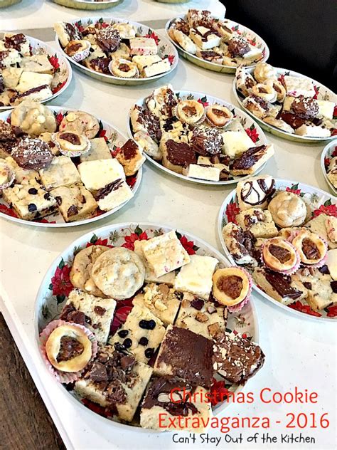 Christmas cookies come in all shapes and flavors. Christmas Cookie Extravaganza - 2016 - Can't Stay Out of ...
