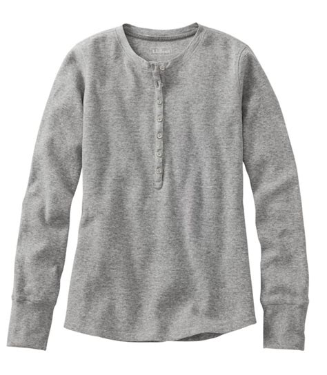 Womens Waffle Knit Tee Henley Tees And Knit Tops At Llbean トップ