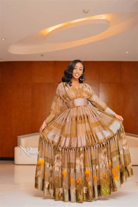 Chiffon Kmis Ethiopian Wedding Dress Shifon Dress Chiffon Style