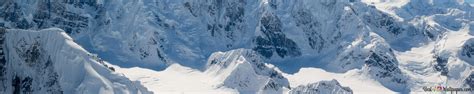 Alaska With Snow Capped Rocks And Snowy Mountains 4k Wallpaper Download