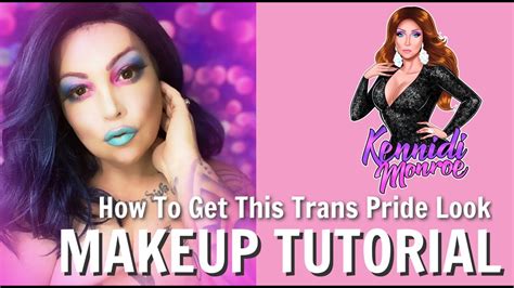 Makeup Tutorial How To Get This Trans Pride Look Youtube