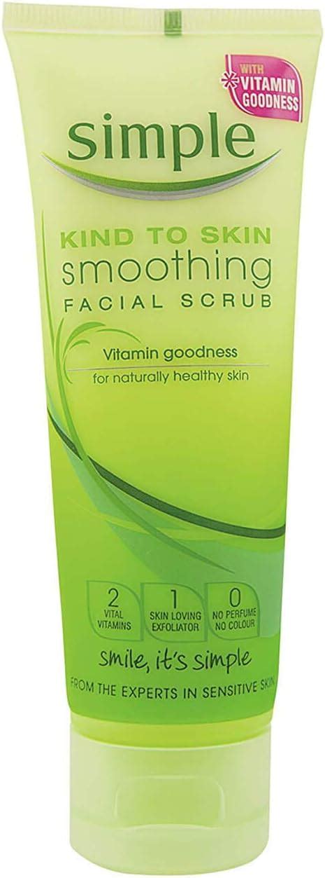 Simple Kind To Skin Smoothing Facial Scrub 75 Ml Uk Beauty