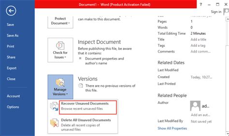 Recover Unsaved Word Document Using Manual And Automated Method
