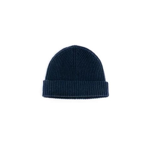 100 Ultra Thin Long Staple Mongolian Cashmere Ribbed Beanie