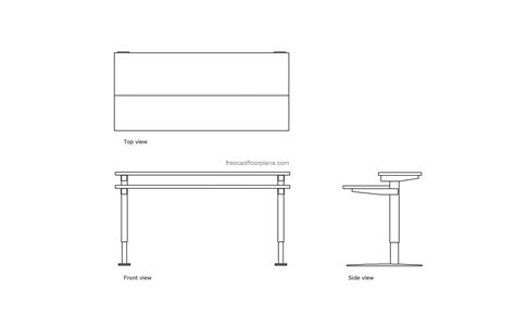 Desk Cad Block Download Free Dwg Layakarchitect 46 Off