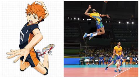 Haikyuu Vs Real Life Best Volleyball Actions Hd 2 Youtube