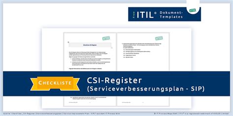 Itil steht für �it infrastructure library. Checkliste Serviceverbesserungsplan SIP | IT Process Wiki