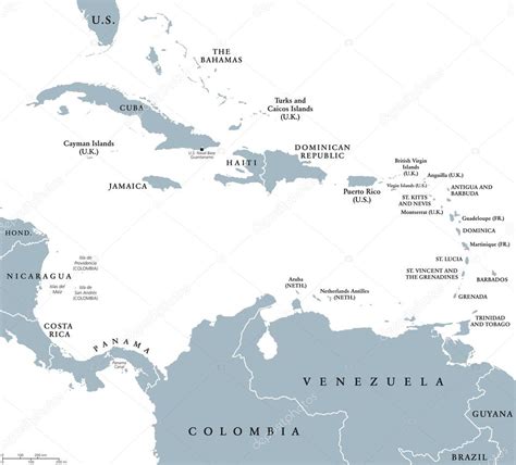 Caribe Mapa Mundi