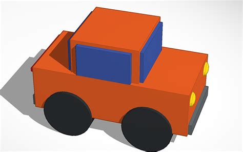 3d Design Easy Car Edit 1 Tinkercad
