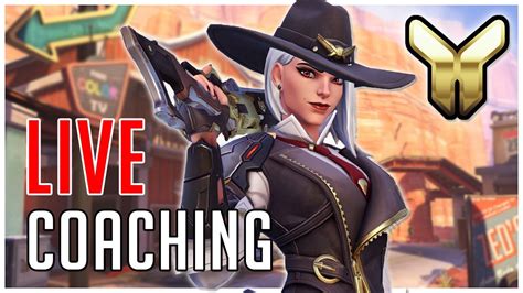 Overwatch Coaching Gold Ashe Live Coaching Youtube