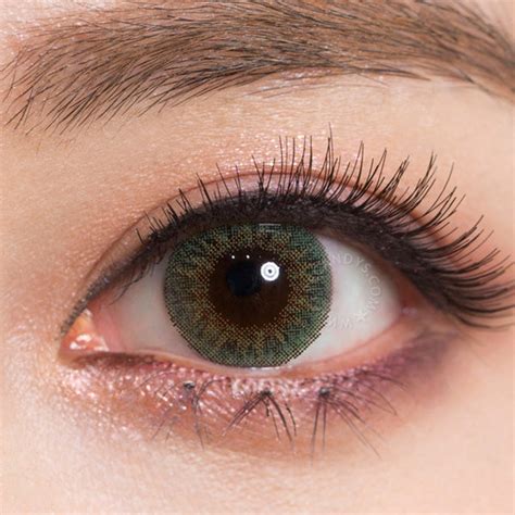 Buy Geo Tri Color Green Colored Contacts Eyecandys