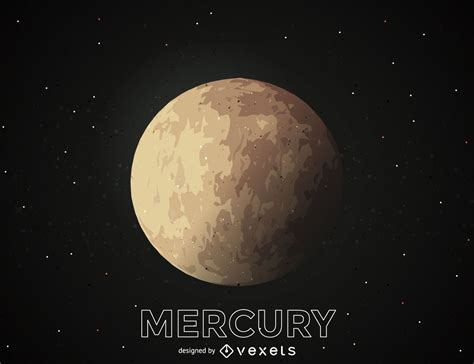 Ilustración Planeta Mercurio Descargar Vector