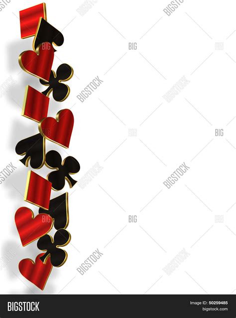 Playing Cards Border Image And Photo Free Trial Bigstock
