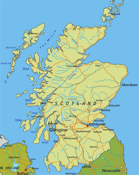 North coast 500 sehenswürdigkeiten und bilder. Schottland Sehenswürdigkeiten Karte