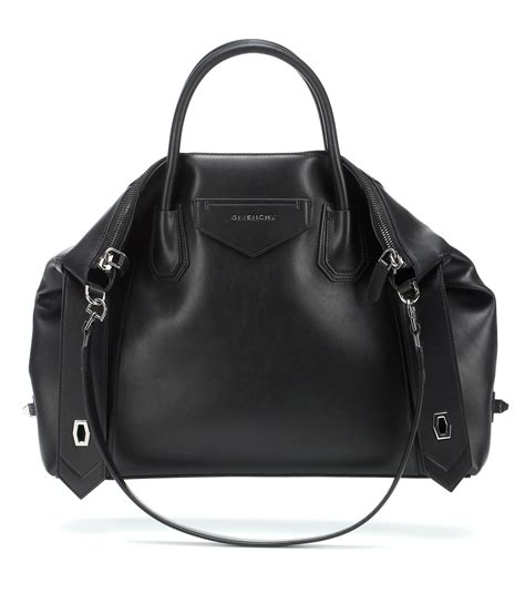 Givenchy Antigona Soft Medium Leather Tote In Black Lyst