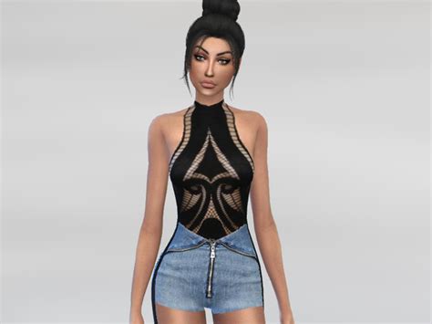 Outfit With Leather Chaps By Puresim At Tsr Sims 4 Updates
