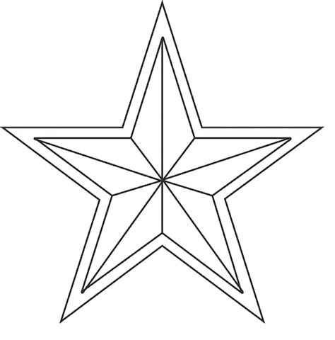 Free Printable Star Coloring Pages