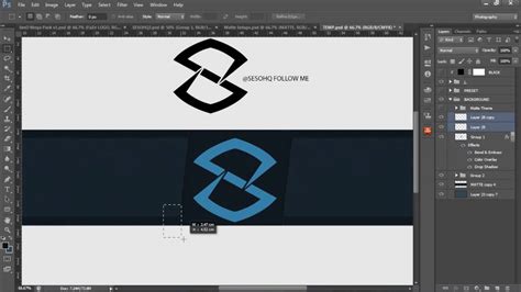 Photoshop Tutorial Creating Clean 2d White Banners Youtube