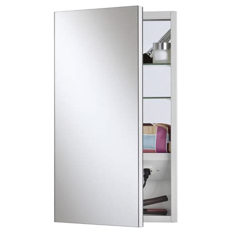 Shop Broan Meridian 15 In X 25 In Rectangle Surfacerecessed Mirrored