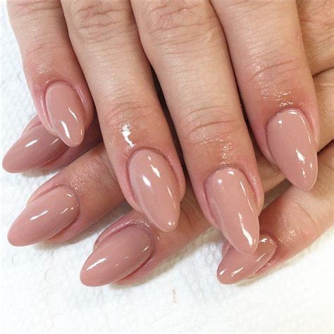 Pin By Melissa Thurlow On Nails Neutral Nails Almond Shape Nails