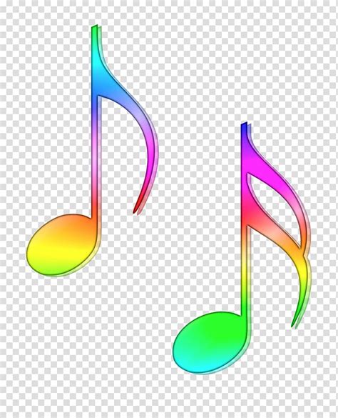 Colorful Music Notes Png