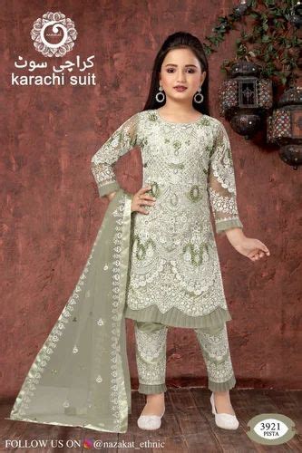 Georgette Party Wear Kids Karachi Suit At Rs 1450piece In Mumbai Id