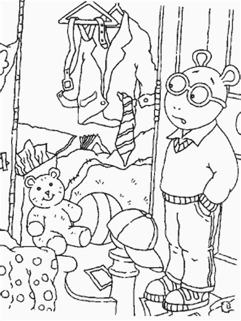 Free Arthur Coloring Page Download Free Arthur Coloring Page Png