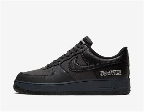 Gore Tex X Nike Air Force 1 Low Gtx Black Sneakerb0b Releases