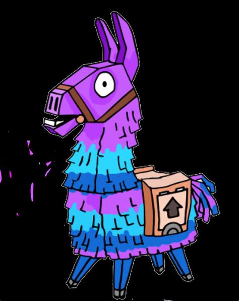 Fortnite Coloring Pages Llama