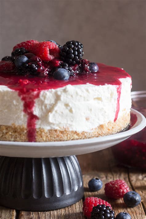 No Bake Berry Cheesecake Recipe An Italian In My Kitchen