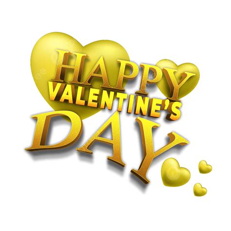 Happy Valentines Day 3d Vector Png Valentines Romantic Beautiful Png And Vector With