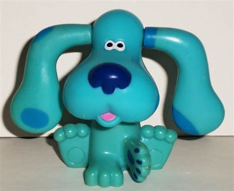 Subway 1999 Blues Clues Blue With Flipping Ears Figure Kids Meal Toy