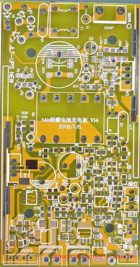 Double Sided Pcb Circuit Boards Used For 5ah Lead Acid Battery Charging Pad Of Ups China